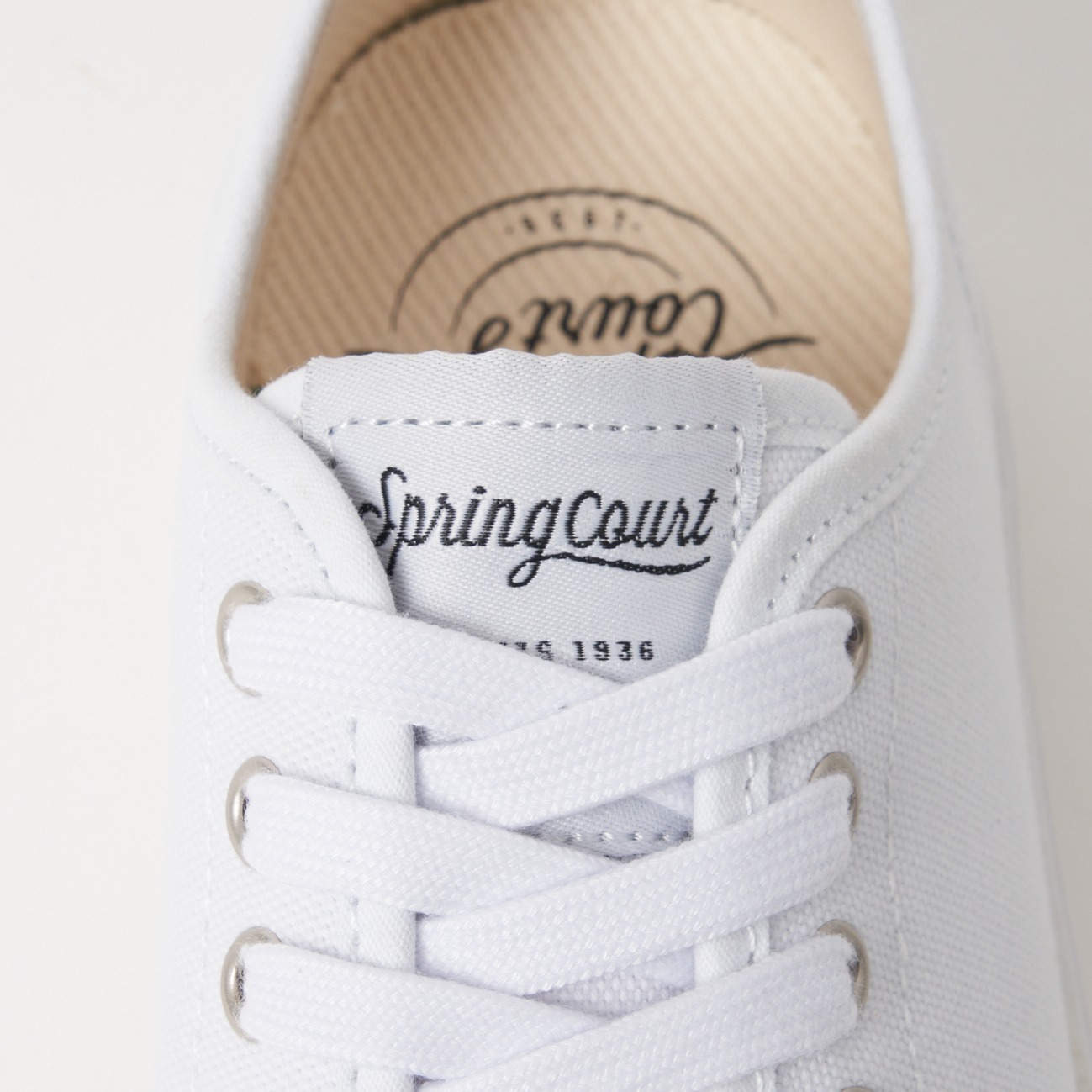 コットンキャンバススニーカー Spring Court Heliopole エリオポール 公式オンラインストア