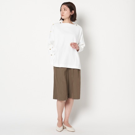 TA/COタイプライターハーフ丈パンツ 詳細画像 カーキ 1