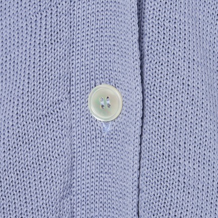 ストローヤーン7G天竺Vカーディガン 詳細画像 スカイブルー 5