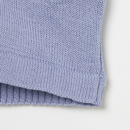 ストローヤーン7G天竺Vカーディガン 詳細画像 スカイブルー 6