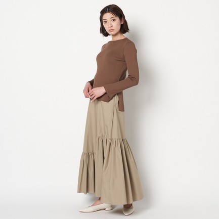 14Gワイドリブロングスリーブプルオーバー 詳細画像 ダークブラウン 7