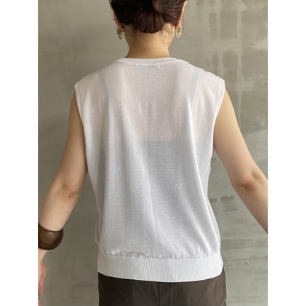 16Gノースリーブプルオーバー 詳細画像 ホワイト 4