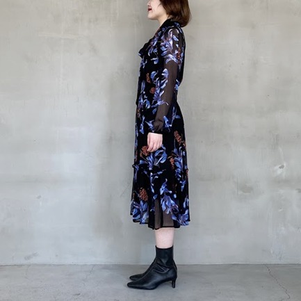 ボウタイワンピース 詳細画像 ブラック 7