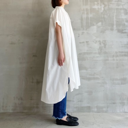 GATHERED CAFTAN S/S OP 詳細画像 ホワイト 5