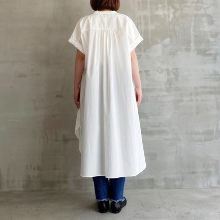 GATHERED CAFTAN S/S OP 詳細画像 ホワイト 6