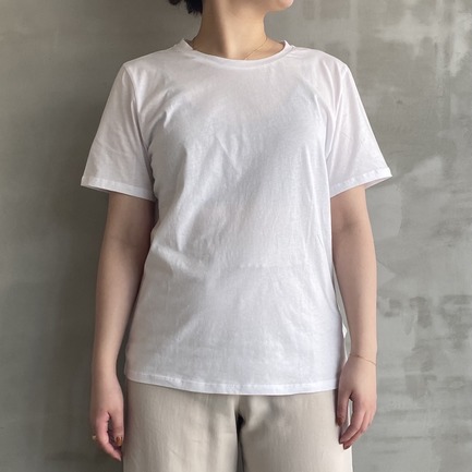 シルクタッチコットンS/S 詳細画像 ホワイト 1
