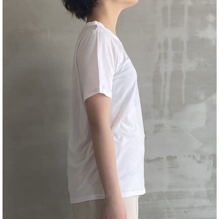 シルクタッチコットンS/S 詳細画像 ホワイト 2