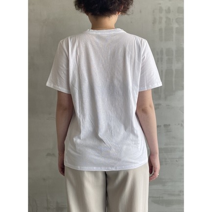 シルクタッチコットンS/S 詳細画像 ホワイト 3