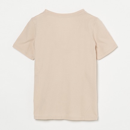 シルクタッチコットンVネックS/S 詳細画像 ベージュ 1