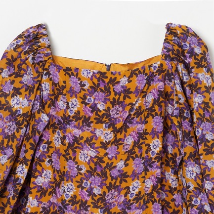 スクエアブラウス 詳細画像 オレンジ 2