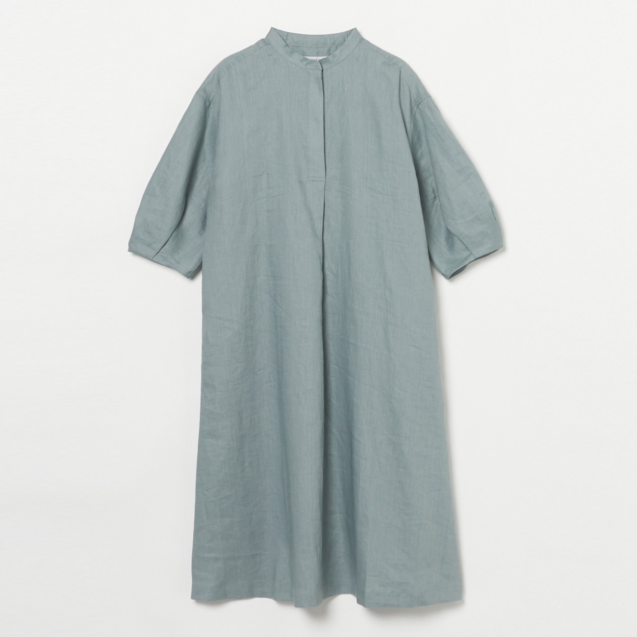 40リネンソフトフィニッシュ袖タックワンピース Heliopole Heliopole エリオポール 公式オンラインストア