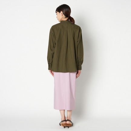 COTTON WOOL MILITARY BIG SHIRT 詳細画像 アイボリー 3