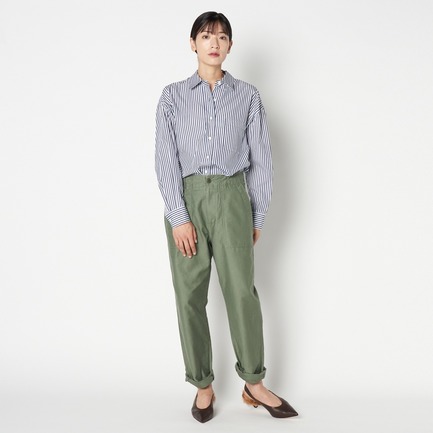 COTTON BACK SATEEN BAKER PANTs 詳細画像 ベージュ 5