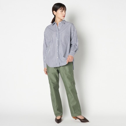 COTTON BACK SATEEN BAKER PANTs 詳細画像 カーキ 6