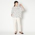 DOT PRINT BOAT NECK BLOUSE 詳細画像