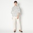 DOT PRINT BOAT NECK BLOUSE 詳細画像