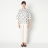 DOT PRINT BOAT NECK BLOUSE 詳細画像