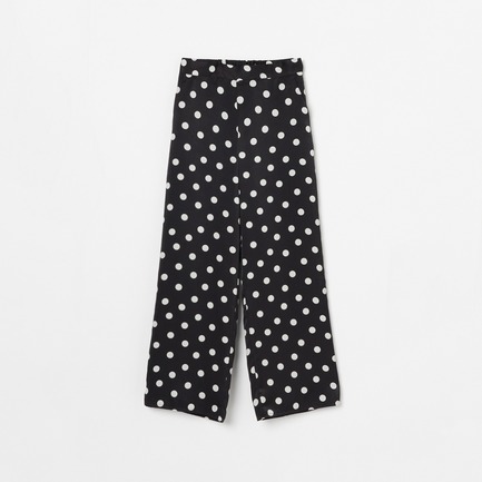 DOT PRINT EASY WIDE PANTs 詳細画像 ブラック 1