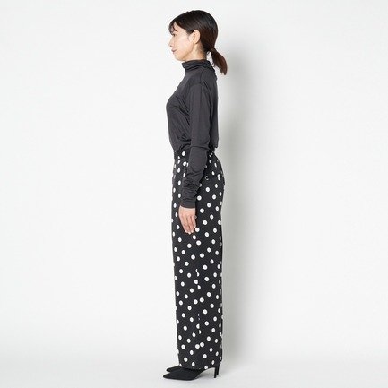 DOT PRINT EASY WIDE PANTs 詳細画像 ブラック 8