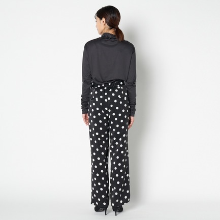 DOT PRINT EASY WIDE PANTs 詳細画像 ブラック 9