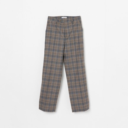 Zanieri WOOL CHECK WIDE PANTS 詳細画像 ライトグレー 1