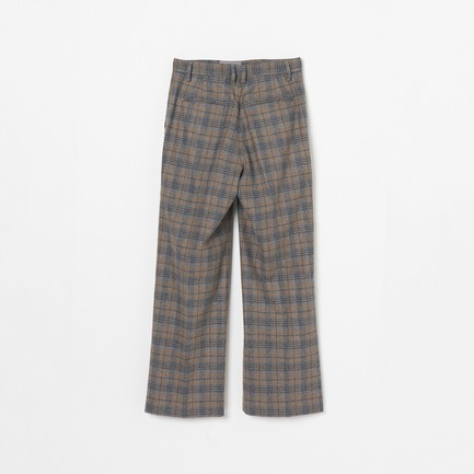 Zanieri WOOL CHECK WIDE PANTS 詳細画像 ライトグレー 1