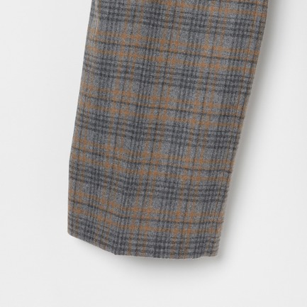 Zanieri WOOL CHECK WIDE PANTS 詳細画像 ライトグレー 5