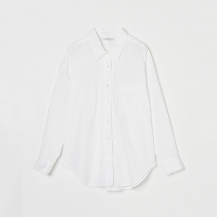 the Editor SHIRT (WHITE COTTON) 詳細画像 ホワイト 1