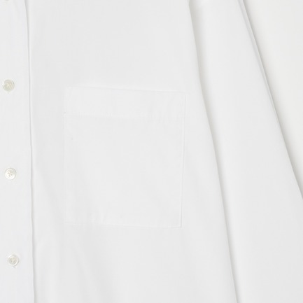 the Editor SHIRT (WHITE COTTON) 詳細画像 ホワイト 4
