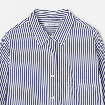 the Editor SHIRT (STRIPE&CHECK) 詳細画像 ネイビー 2