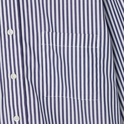 the Editor SHIRT (STRIPE&CHECK) 詳細画像 ネイビー 4