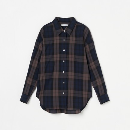 the Editor SHIRT (STRIPE&CHECK) 詳細画像 パープル 1