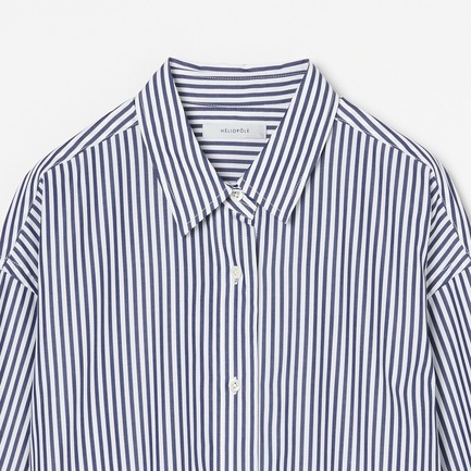 STRIPE&BIG CHECK SHIRT OP 詳細画像 ネイビー 2