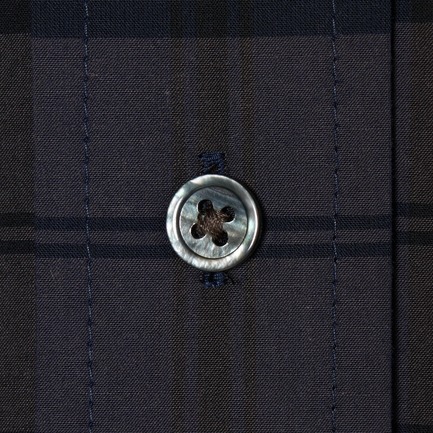 STRIPE&BIG CHECK SHIRT OP 詳細画像 パープル 5