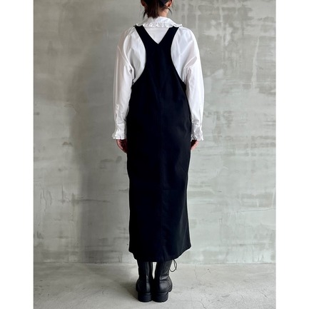 COTTON DOUBLE FACE OVERALLS SK 詳細画像 アイボリー 10