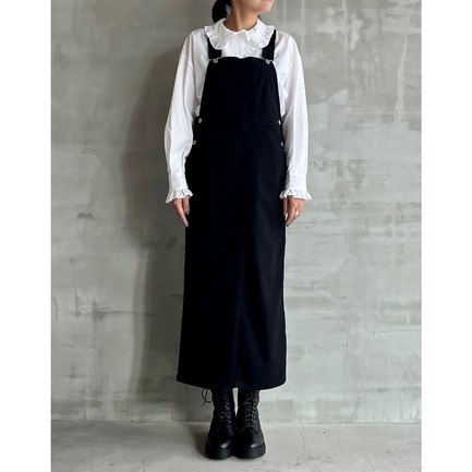 COTTON DOUBLE FACE OVERALLS SK 詳細画像 アイボリー 8