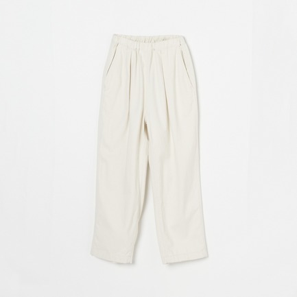 COTTON DOUBLE FACE WIDE PANTS