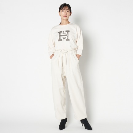 COTTON DOUBLE FACE WIDE PANTS 詳細画像 アイボリー 10