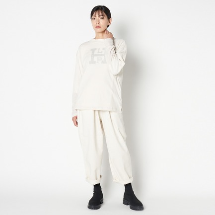 COTTON DOUBLE FACE WIDE PANTS 詳細画像 アイボリー 14