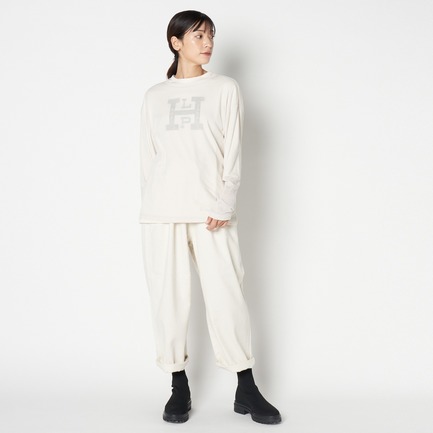 COTTON DOUBLE FACE WIDE PANTS 詳細画像 アイボリー 15