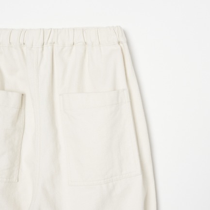 COTTON DOUBLE FACE WIDE PANTS 詳細画像 アイボリー 4