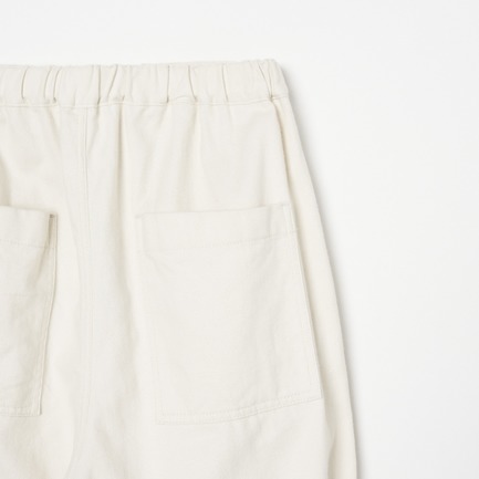 COTTON DOUBLE FACE WIDE PANTS 詳細画像 アイボリー 4