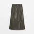 FAKE LEATHER PANEL SKIRT 詳細画像