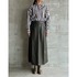 FAKE LEATHER PANEL SKIRT 詳細画像