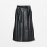 FAKE LEATHER PANEL SKIRT 詳細画像