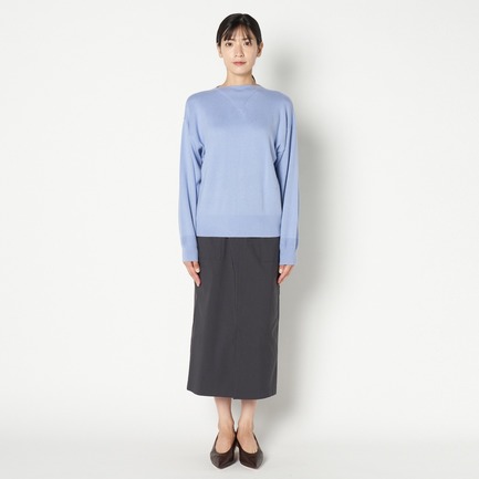 COTTON CASHMERE HIGH NECK PO 詳細画像 ブルー 1