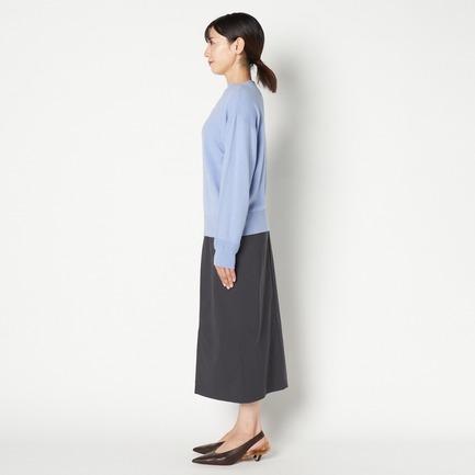 COTTON CASHMERE HIGH NECK PO 詳細画像 ブルー 2