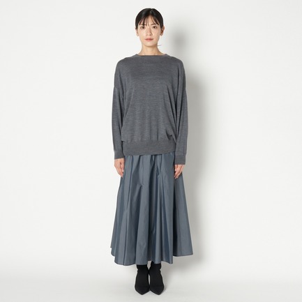 WOOL HIGHGAUGE VOLUME PULLOVER 詳細画像 ミディアムグレー 1