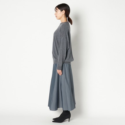 WOOL HIGHGAUGE VOLUME PULLOVER 詳細画像 ミディアムグレー 2