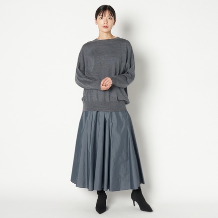 WOOL HIGHGAUGE VOLUME PULLOVER 詳細画像 ミディアムグレー 4